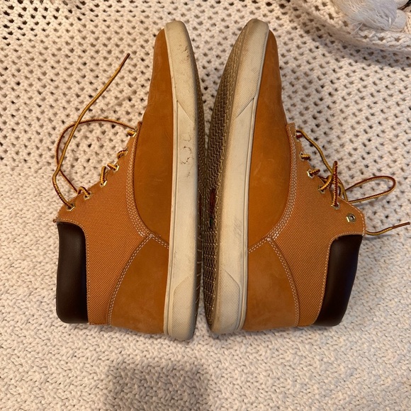 TIMBERLINE  With Ortholite Men's Tan and Brown High-Top Sneakers size 11 - Picture 1 of 10